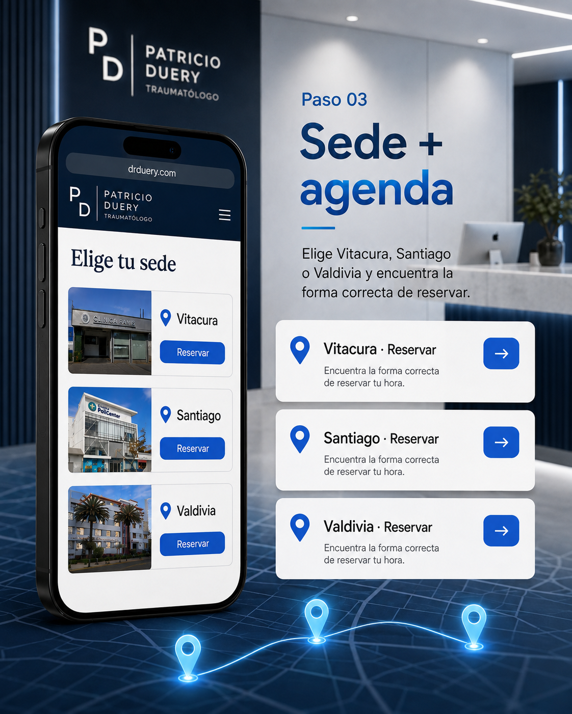 Sedes y agenda